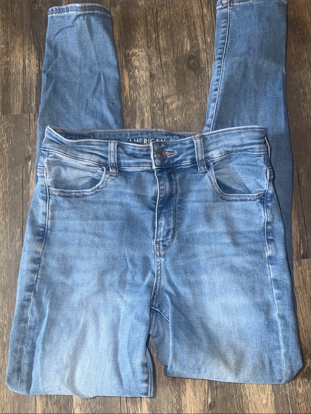 American Eagle Outfitters Light Blue Women’s Jeans - Classic Stretch Denim